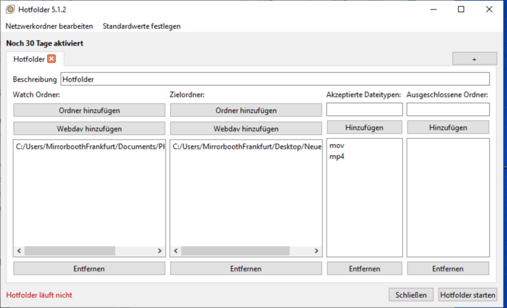 Hotfolder